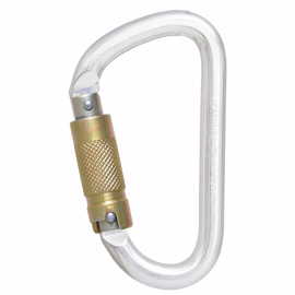 STEEL TRIPLE-LOCKING KARABINER