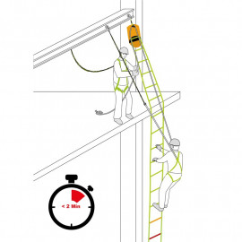 6M Rescue Ladder with Belay system