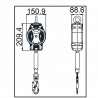 WEBBING RETRACTABLE FALL ARRESTER 6 M