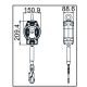 WEBBING RETRACTABLE FALL ARRESTER 6 M