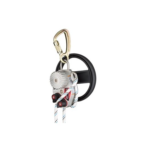 Safescape controlled rate descender with handwheel