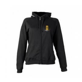 LADIES HOODY SWEATSHIRT WITH ZIP