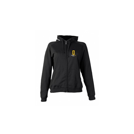 LADIES HOODY SWEATSHIRT WITH ZIP