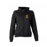 LADIES HOODY SWEATSHIRT WITH ZIP