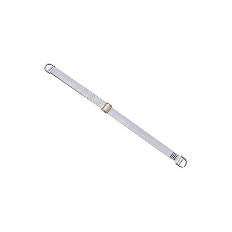 Anchoring strap and work positioning lanyard