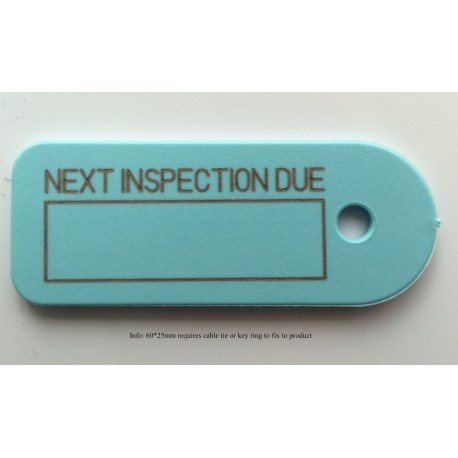 Inspection Tag - small